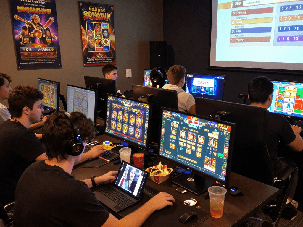 Player excitement during rtp slot hari ini gaming session with real-time updates.